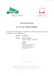 Fortbildung  Darmgesundheit Instutut Allergosan Modul II 12.3.2020 Bonn